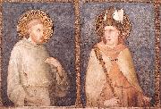 Simone Martini t Francis and St Louis of Toulouse Sweden oil painting artist